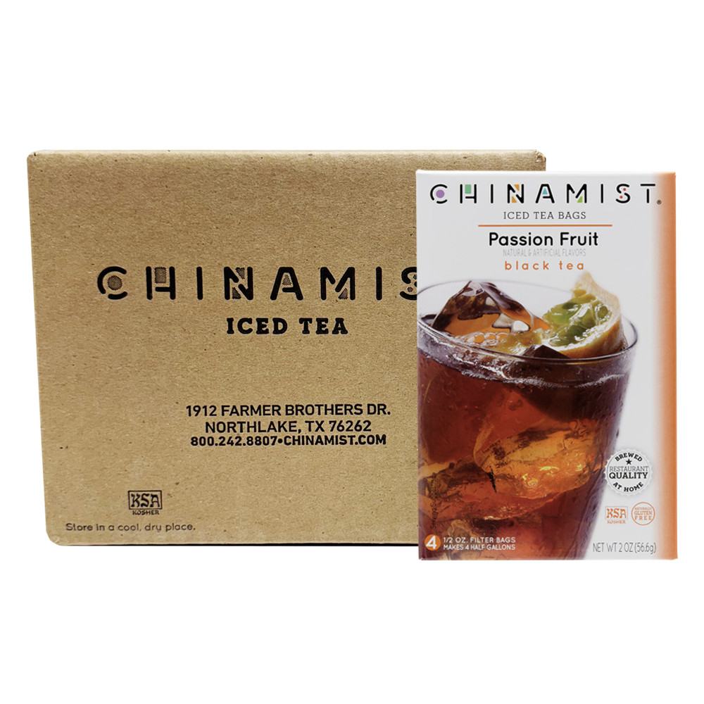 China Mist Passion Fruit Iced Tea Bags, 4-Count Box, 6-Pack gallery