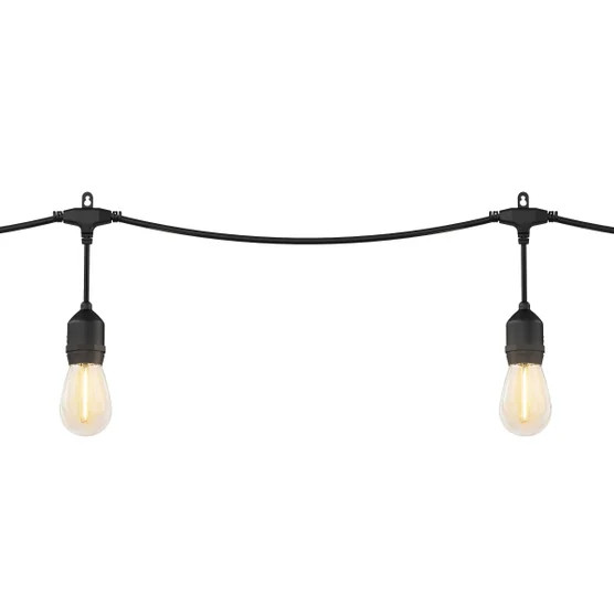 Artika Eclipse Solar String Light w/ Remote 42ft String with 10ft Ext. Cord OB gallery