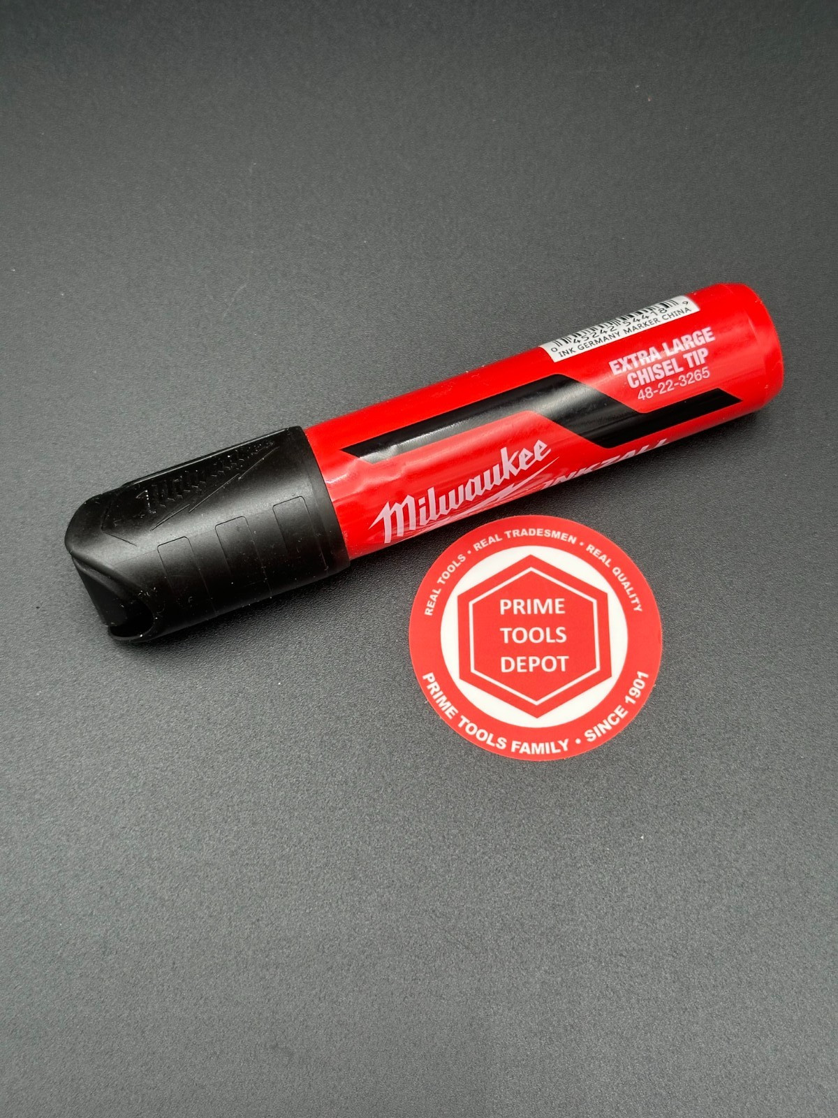 🔴 Milwaukee INKZALL Extra LRG Chisel Tip Markers – Black, Red, Blue, Select One gallery