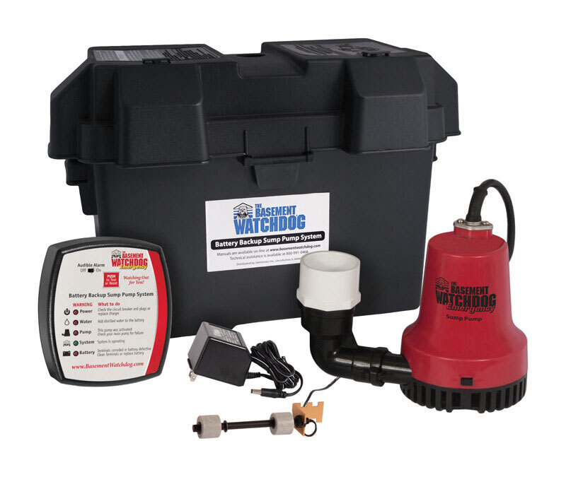 Basement Watchdog BWE Thermoplastic Dual Reed Battery Backup Sump Pump gallery
