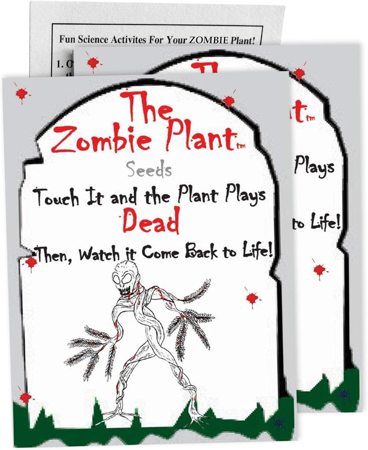 Zombie Plant Seed Packets – Grow a Live Sensitive Plant That Plays Dead When Tou gallery