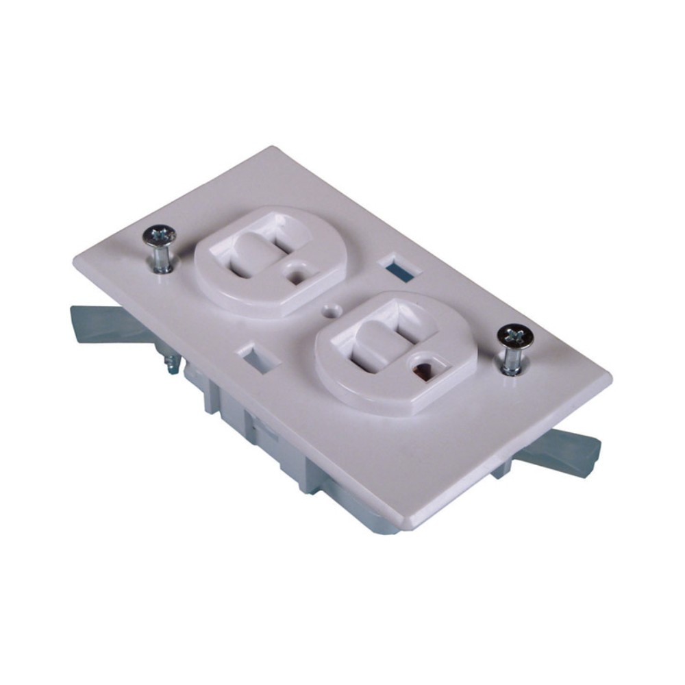 US Hardware 15 amps RV Receptacle Conventional Duplex 1 pk (Pack of 2) gallery