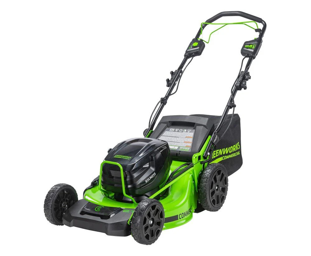 Greenworks 82V 21 Inch Self-Propelled Lawn Mower With 8.0 Ah Battery And Dual gallery