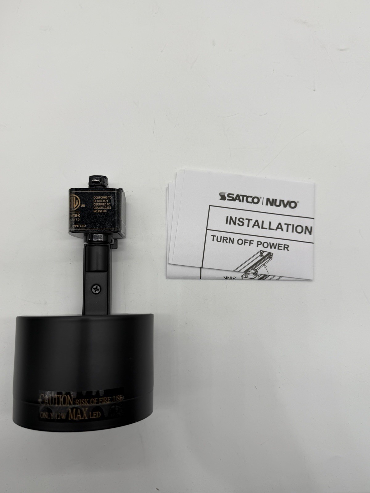 SATCO Black Integrated LED Track Lighting Head TH404 gallery