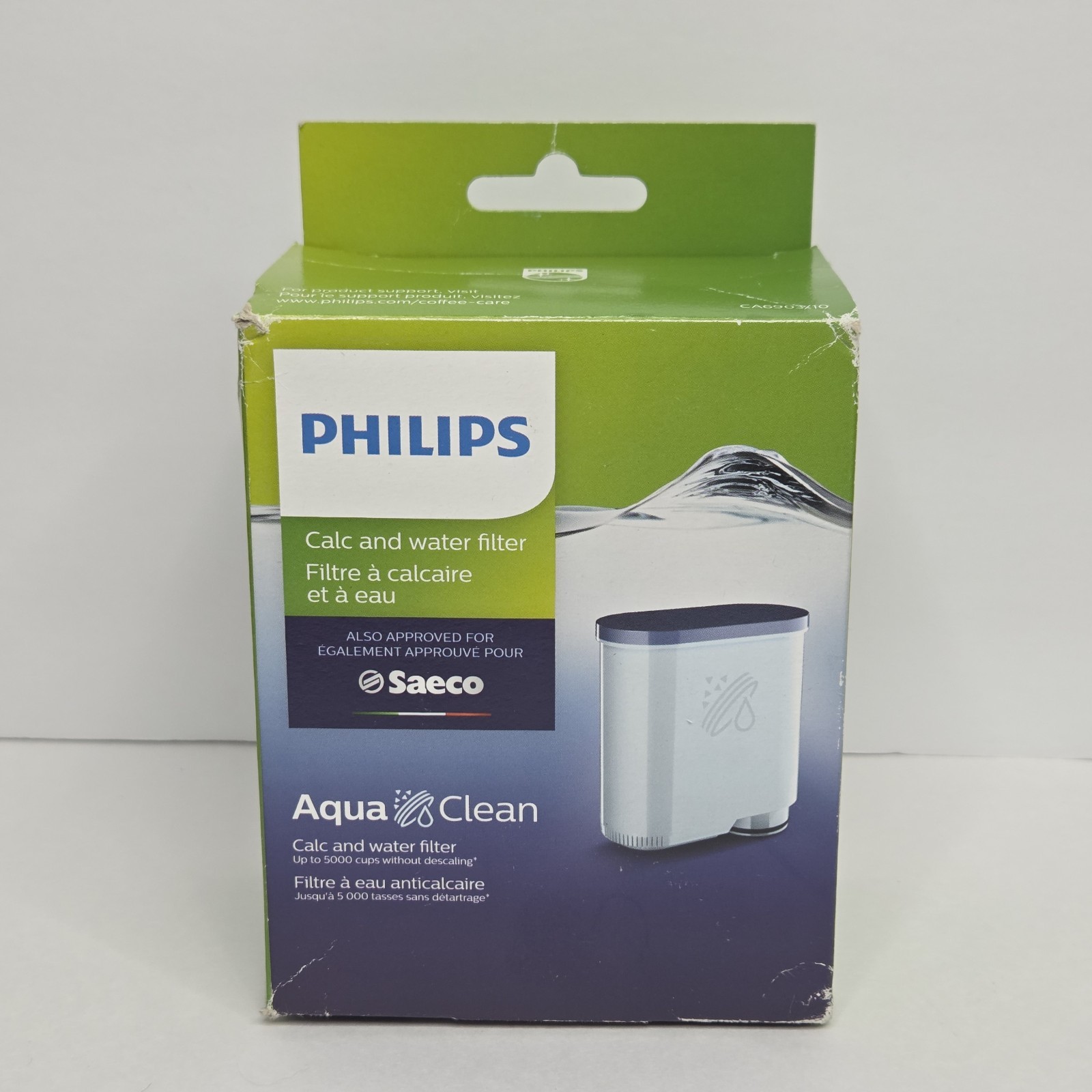 New PHILIPS Saeco Calc And Water Filter Aqua Clean 5000 Cups (CA6903/10) gallery
