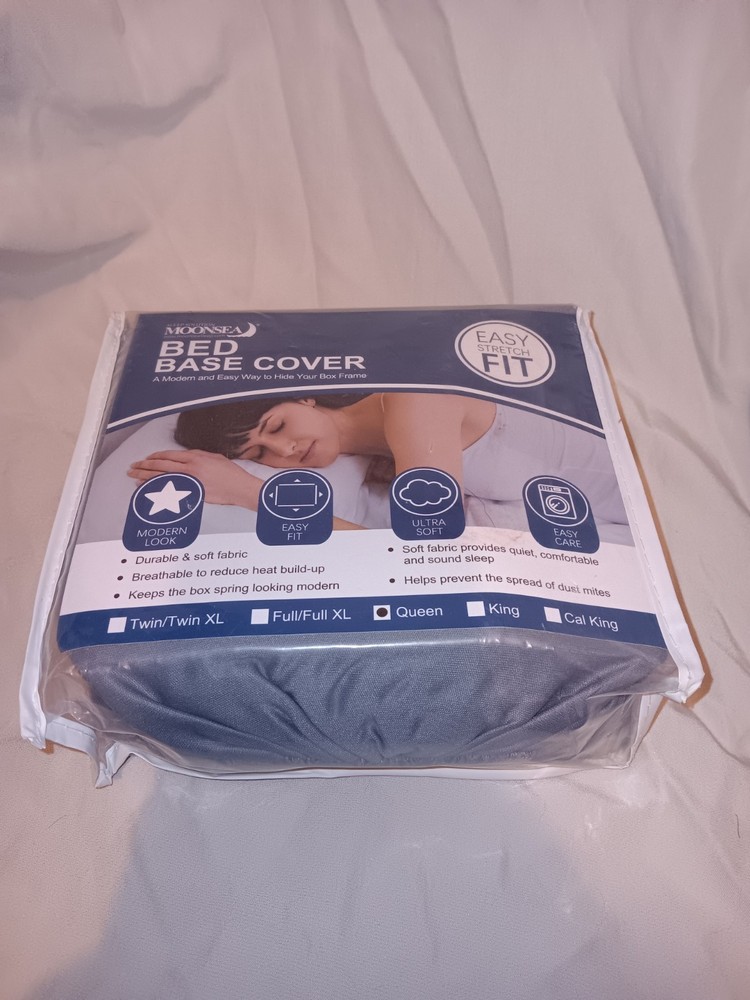 MoonSea Box Spring Bed Base Cover Sheet, Unopened, New With Tag.