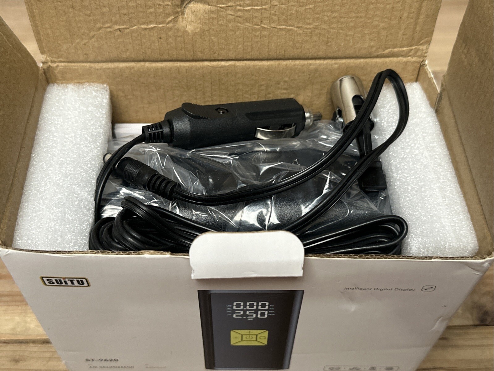 Suitu ST-9620 Air Compressor Intelligent Digital Display 150Psi 12V 30L/Min gallery