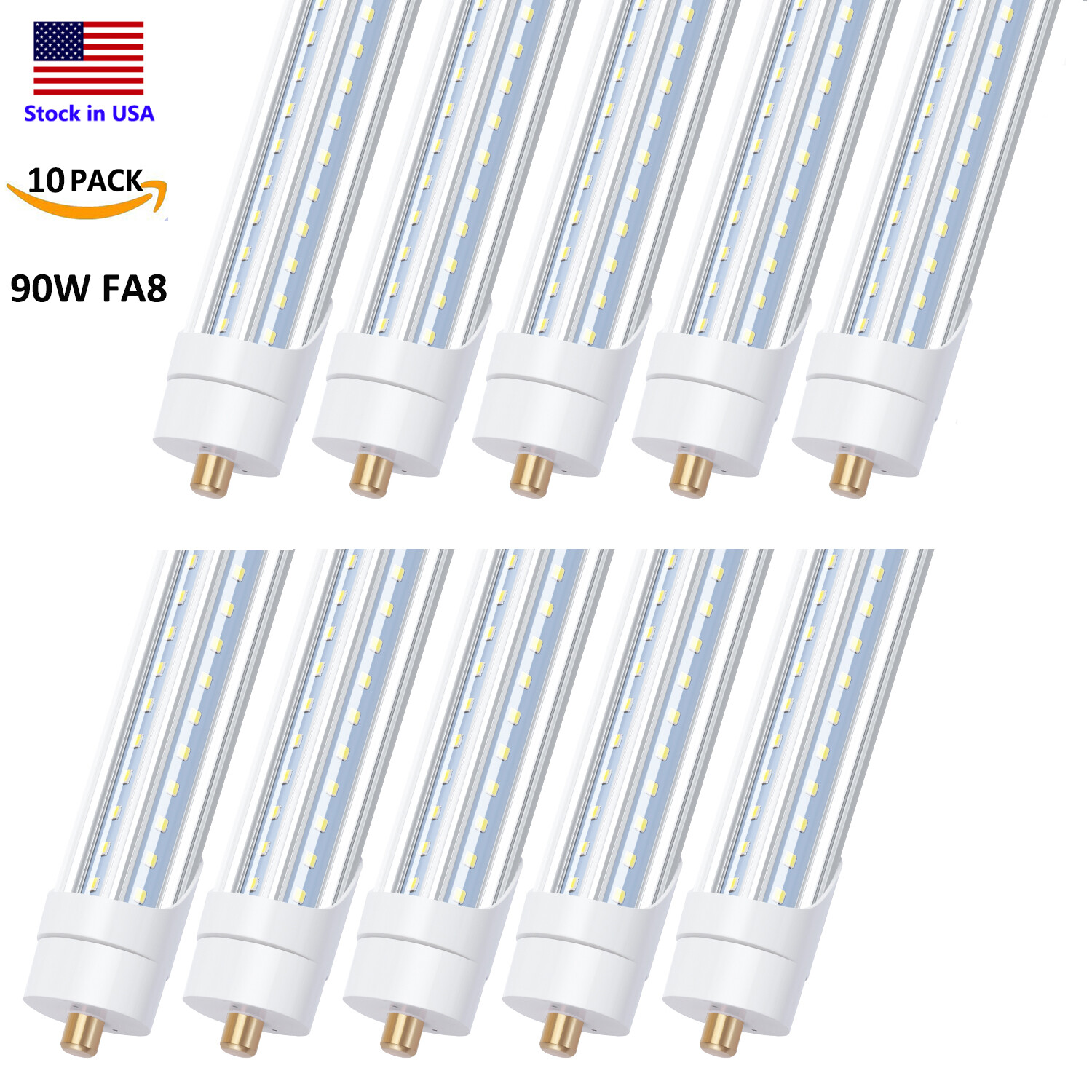 8FT LED Shop Light 90W 8 Foot T8 Single Pin FA8 LED Tube Light Warehouse Lamp gallery