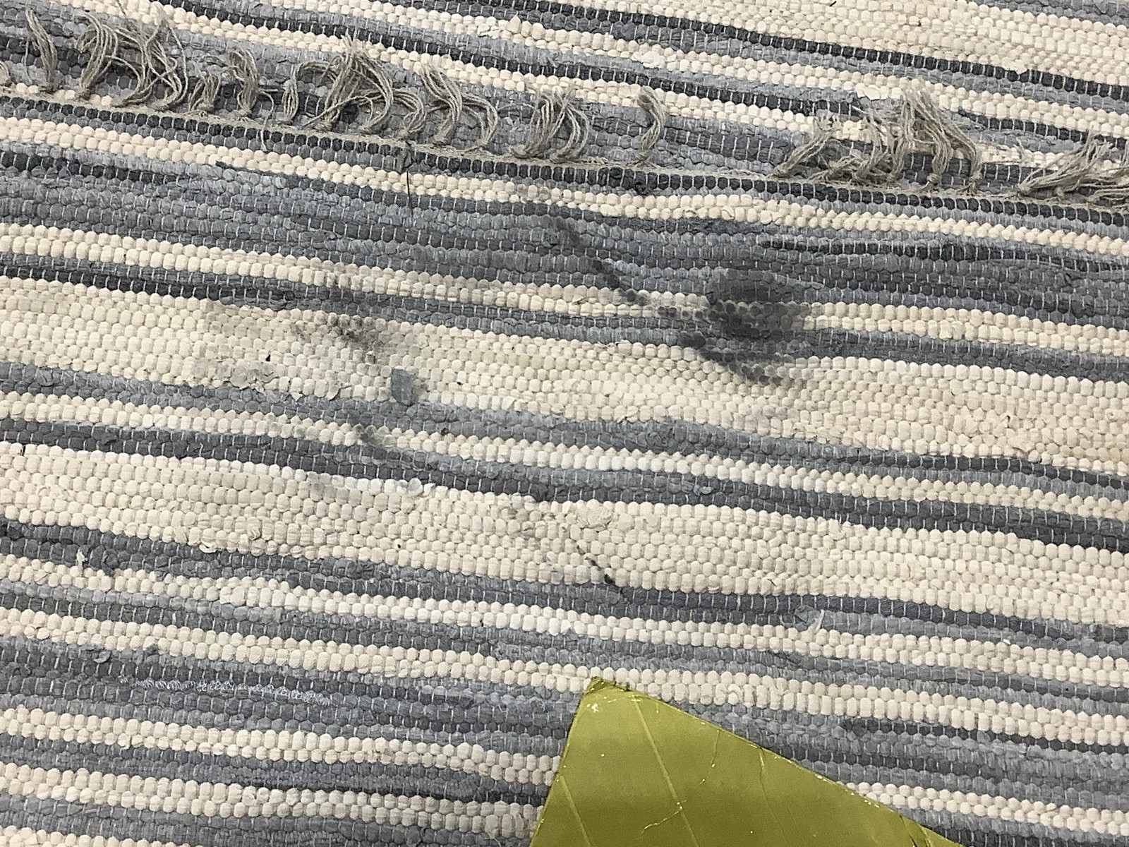 IVORY / GREY 5'-0" x 8'-0" Back Stain Rug, Reduced Price 1172685376 RAR126A-5 gallery