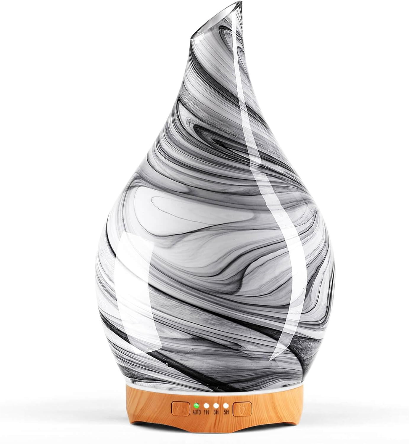 280Ml Essential Oil Diffuser Glass Color Changing Aroma Air Diffusers Aromathera gallery