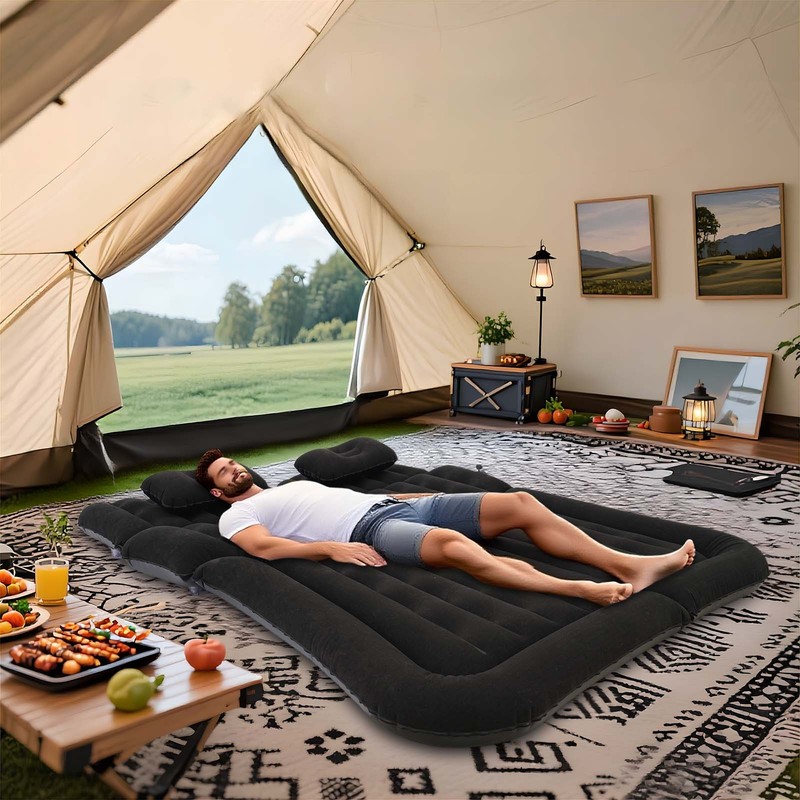 Inflatable Suv Mattress Cushion & Pump For Suv/truck/van Car Air Bed Backseat gallery