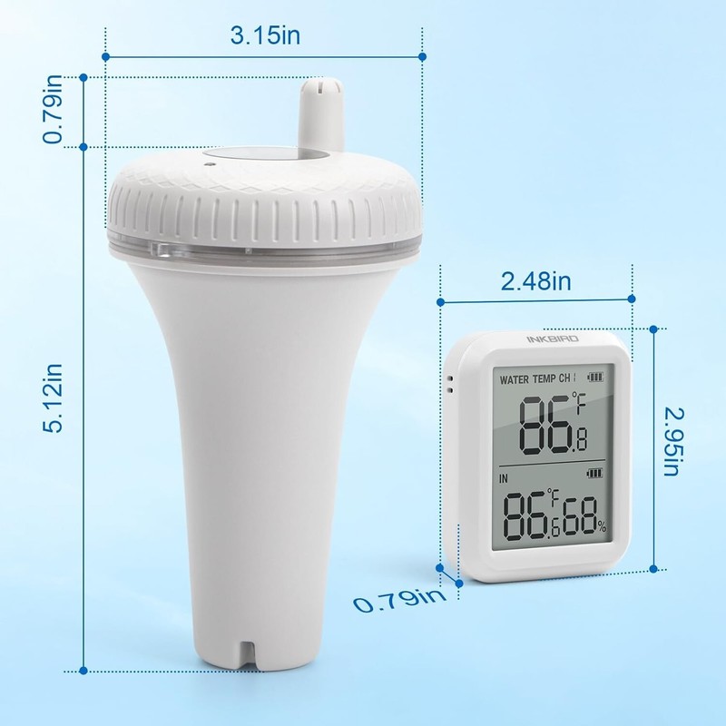Wireless Pool Thermometer Spa Temperature Gauge Tester Swimming Pond Waterproof gallery