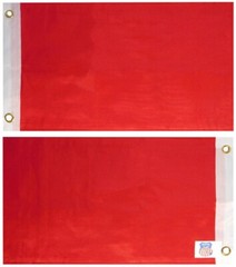 12×18 Red Plain Solid Color Double Sided Rough Tex Knit Nylon 12″x18″ Flag Grmts