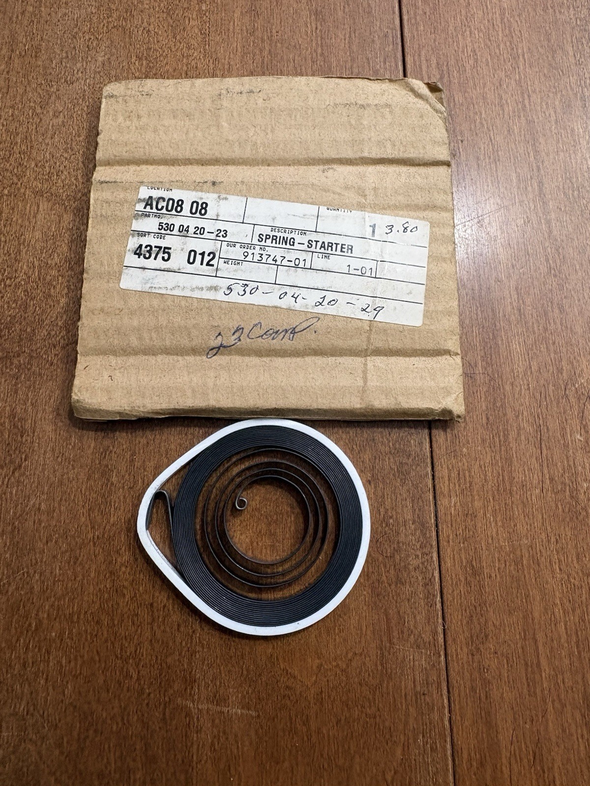 Genuine OEM Partner 335,385 Starter Spring 530 04 20-23. Tote 3 Box 3 gallery