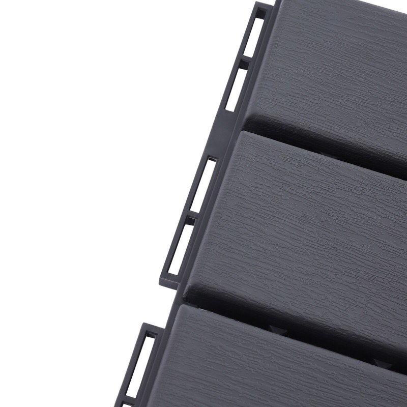 12"x12" Interlocking Deck Tiles, 30 Pack Outdoor Patio Floor Tiles Dark Gray gallery