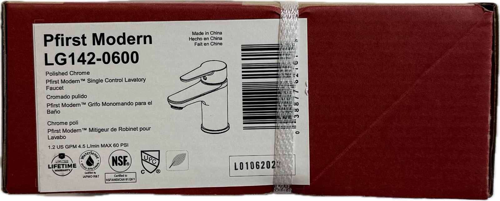 Pfister Modern LG142-0600 Single Control Lavatory Faucet Chrome (New in Box) gallery