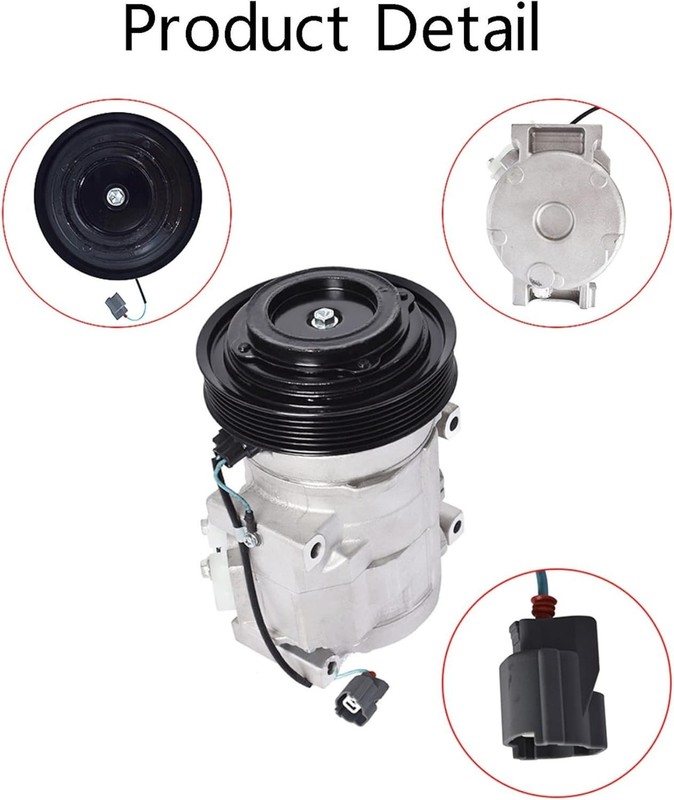 AC Compressor Replacement for MDX TL Accord Odyssey Pilot Ridgeline 2003-2008 CO gallery