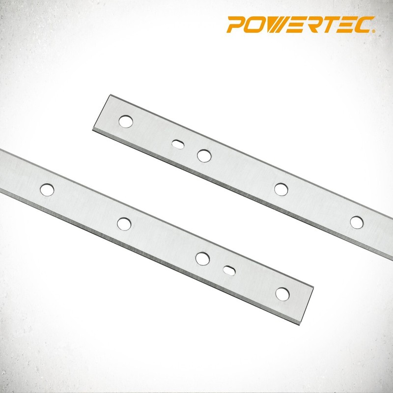 POWERTEC 12-1/2 inch Planer Blades Replacement for DW7342 DW734, 6pcs (12801DD) gallery
