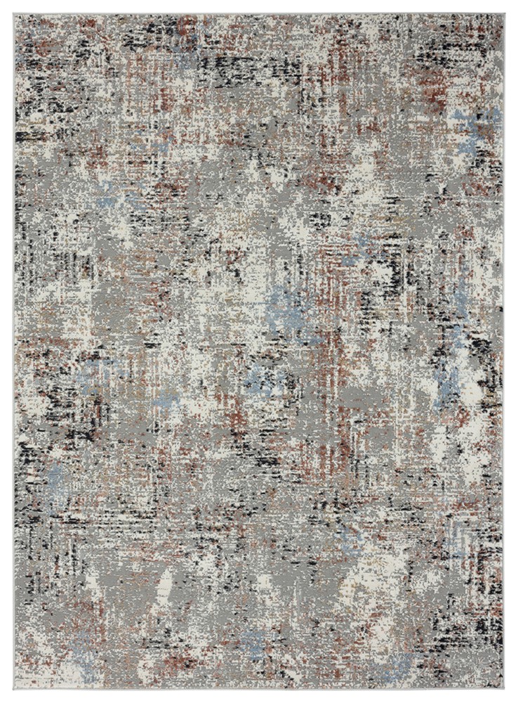 8x11 United Weavers Red Abstract Area Rug 4535 10236 - Aprx 7' 10" x 10' 6" gallery