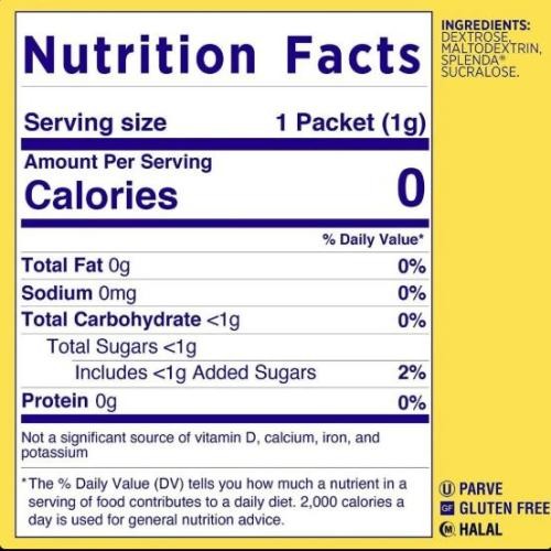 Splenda Zero Calorie Sweetener Packets (1,000 Count) gallery