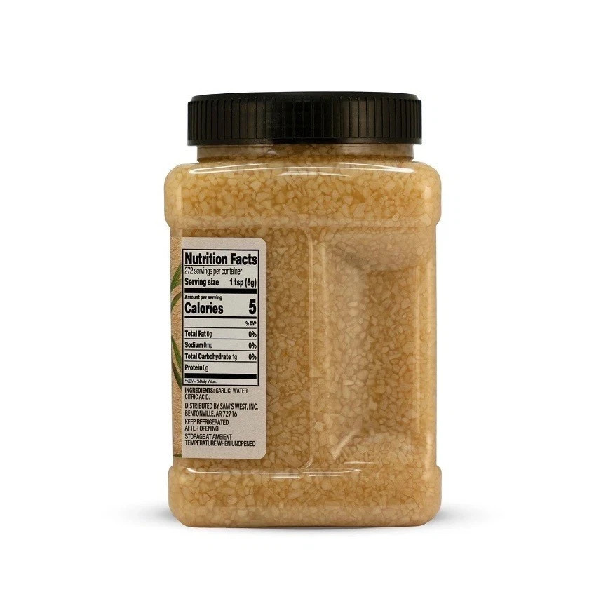 2 Pack Member's Mark Minced Garlic 48 oz Each Bulk Cooking Ingredient gallery
