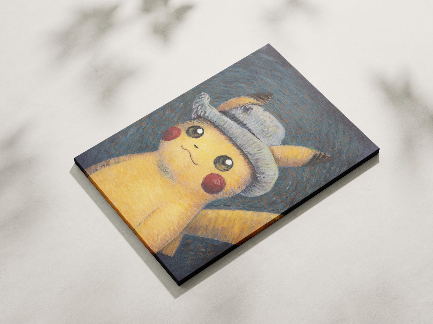 Pikachu Van Gogh Canvas Poster – Portrait Style Wall Art, Ready to Hang gallery