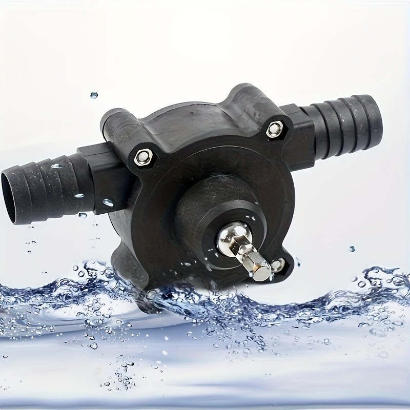 Electric Drill-Driven Liquid Pump - For Water, Oil, Diesel Transfer & Gardening gallery