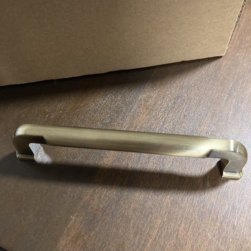 Amerdeco 10 Pack Brushed Antique Brass Cabinet Pulls ZH0015 5 Inch gallery