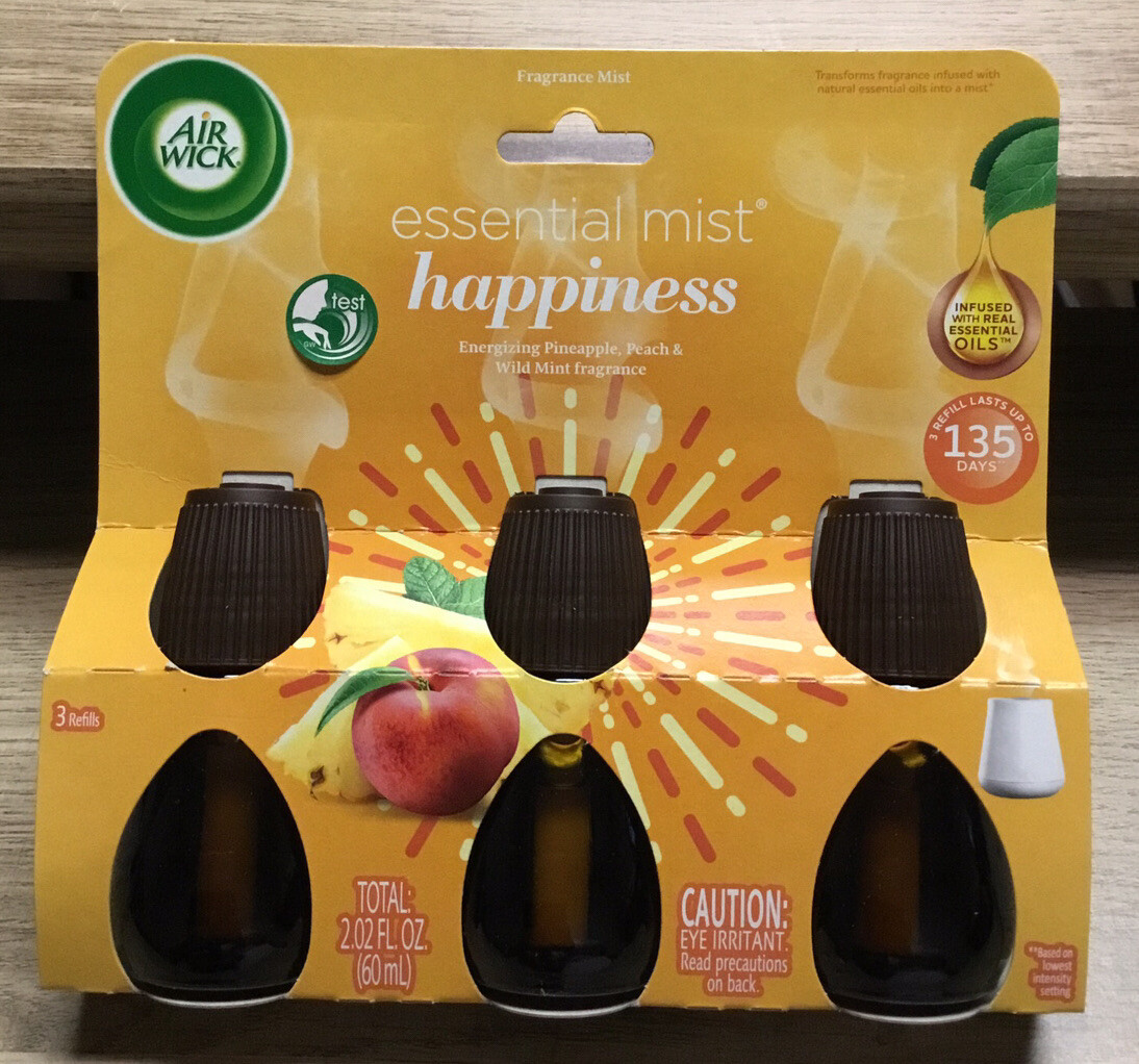 Air Wick Essential Mist Refill, 3ct, Happiness gallery