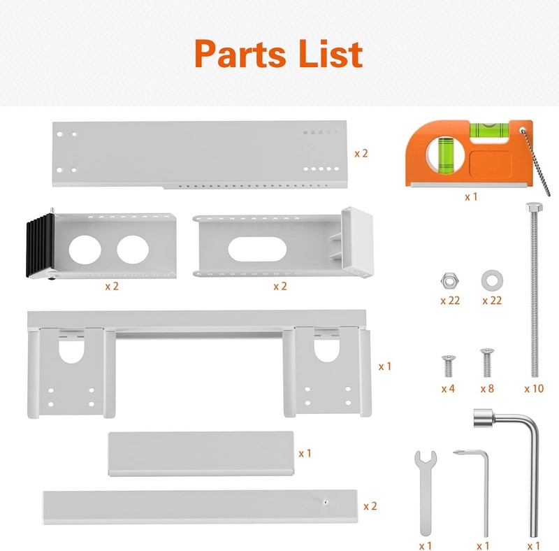 Window AC Bracket, Universal Window Air Conditioner Support Bracket, Heavy Duty gallery