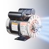 2HP SPL Air Compressor Electric Motor, 115/ 230V, 20/ 10 Amps, 56 Frame 3450RPM gallery