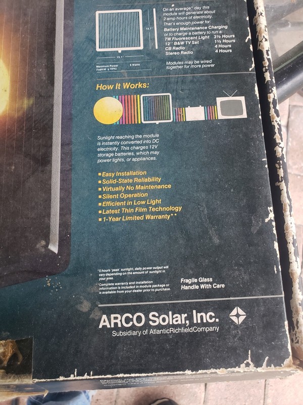 Arco Model G100 Solar Panels gallery