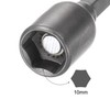 uxcell Quick-Change Nut Driver Bit, 1/4" Hex Shank 10mm Magnetic gallery