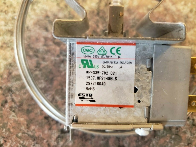 Frigidaire, Electrolux Freezer Control FSTB Thermostat WPF33W-782-021 NEW gallery