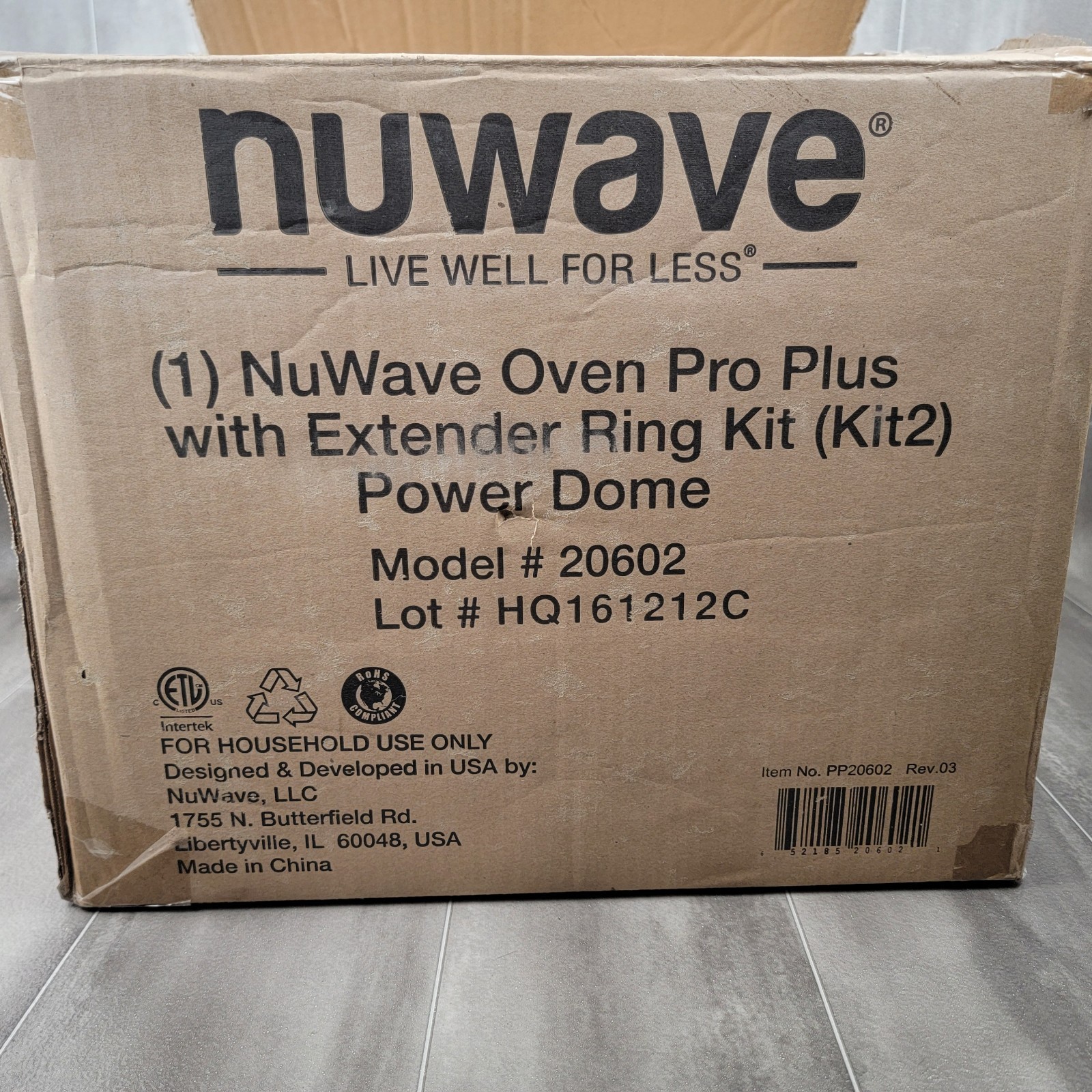 NuWave Pro Plus Infrared Oven Model 20602 Amber Dome Steel Extender Ring NiB gallery
