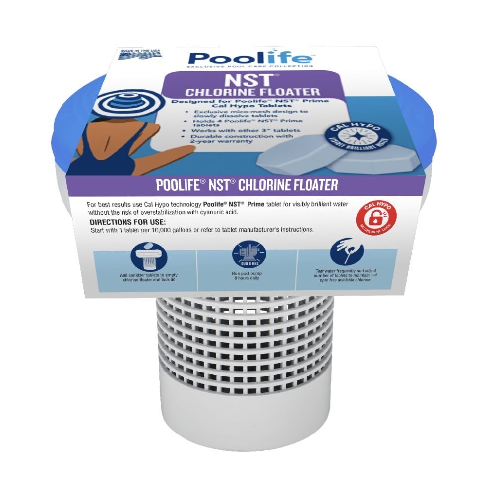 Poolife™ NST™ Chlorine Floater: Cal Hypo Pool Chlorine Floater Made in USA 92052 gallery