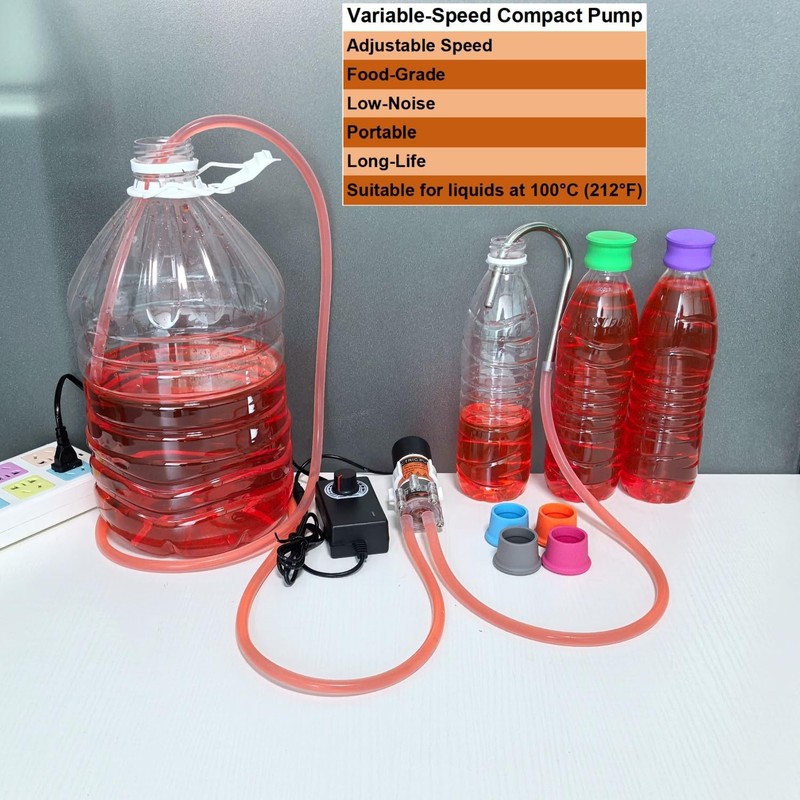 Electric Water Transfer Pump 110V Speed Adjustable - Food Grade Self-Priming Sip gallery