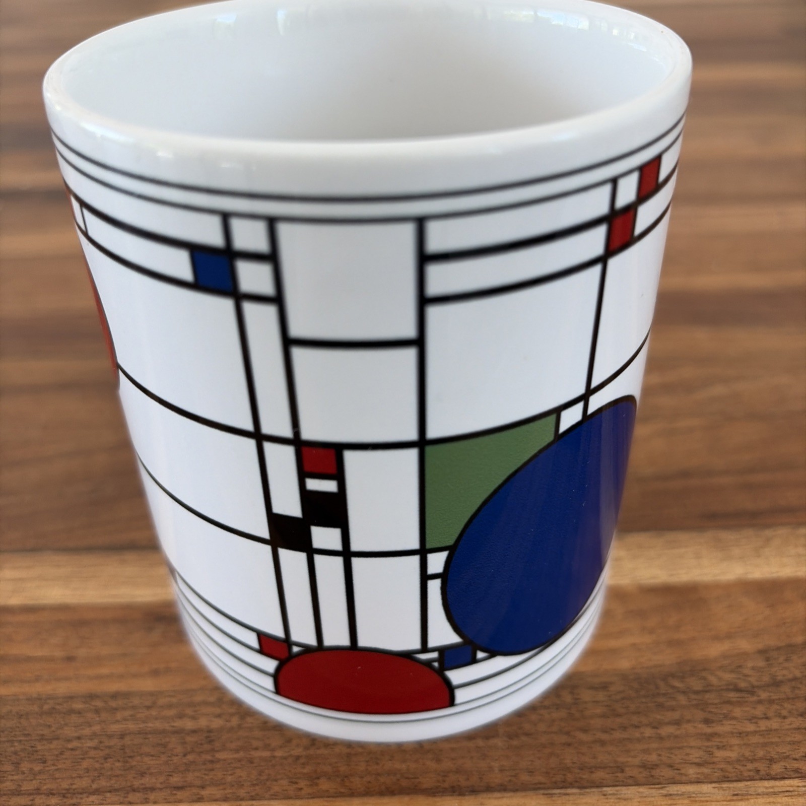 Frank Lloyd Wright Style Geometric Coffee Mug Abstract Modern Art Ceramic Cup gallery