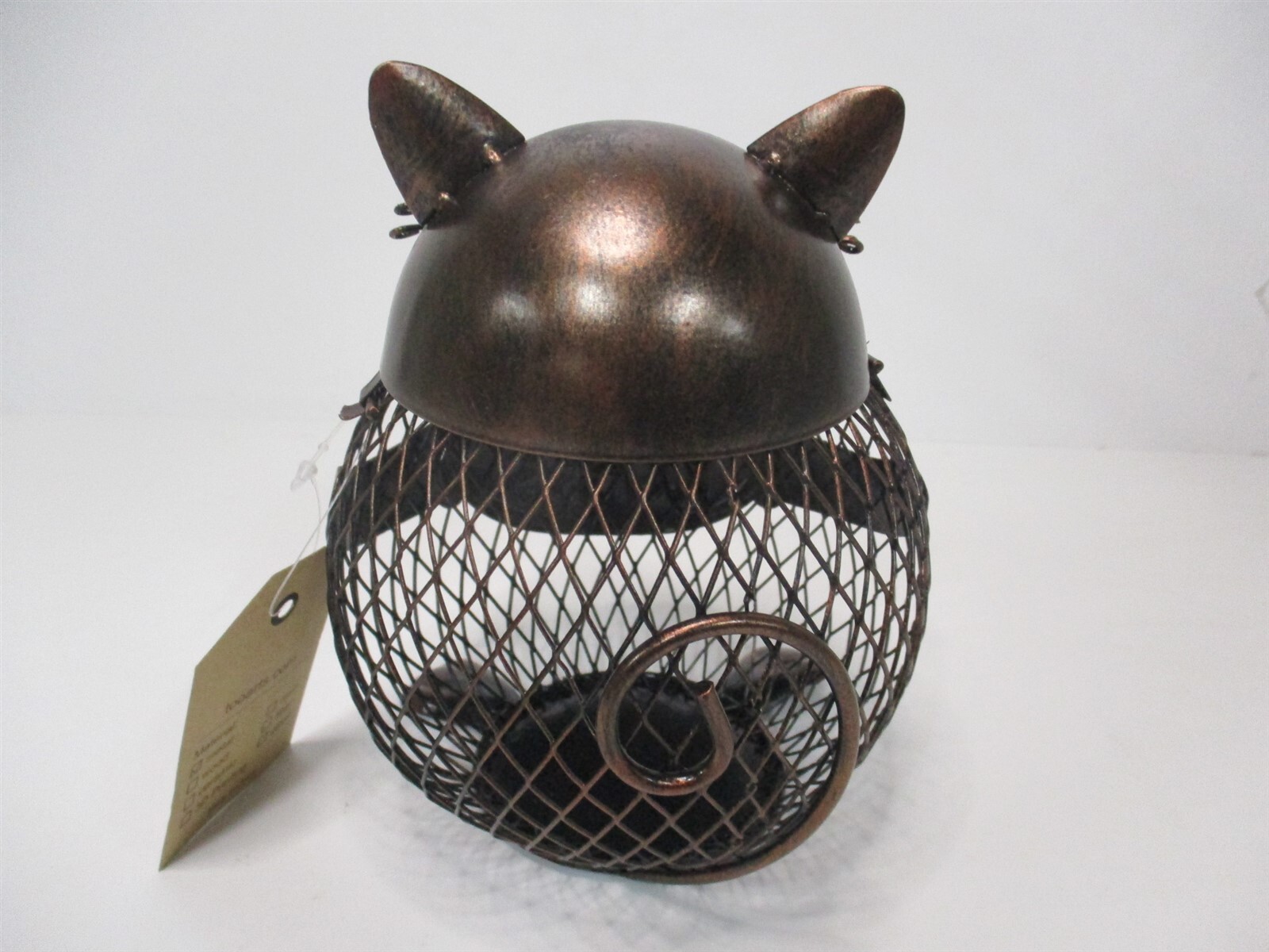 Tooarts Handmade Metal Practical Kitten Wine Cork Container Home Decoration gallery