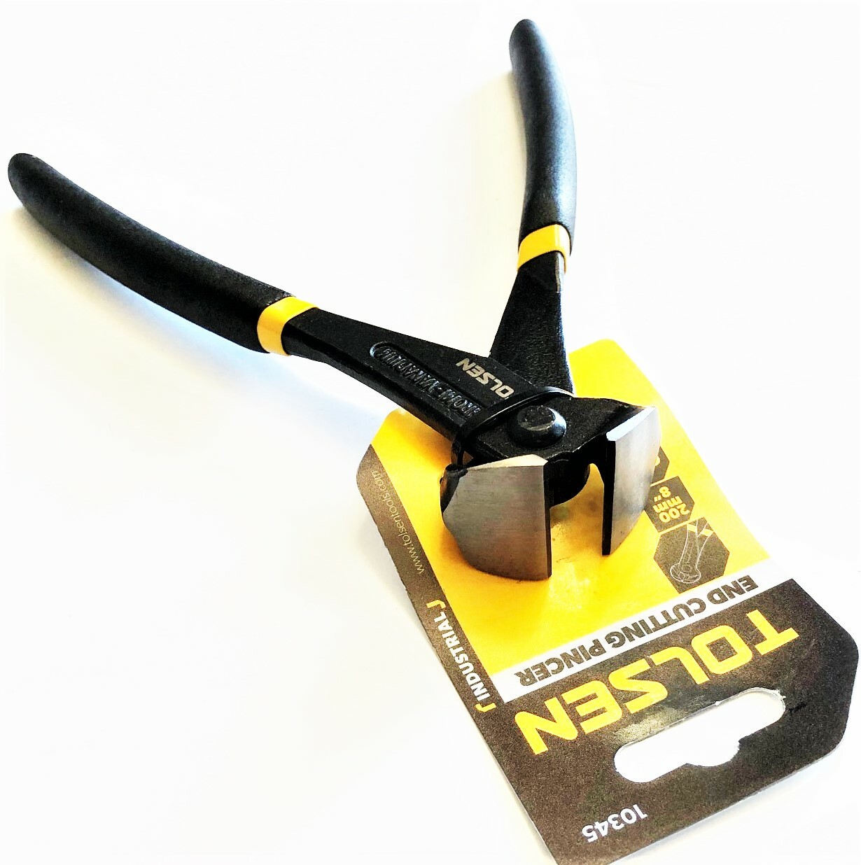 TOLSEN 8" INDUSTRIAL END CUTTING NIPPER PINCER WIRE CUTTERS SNIPS PLIER #10345 gallery