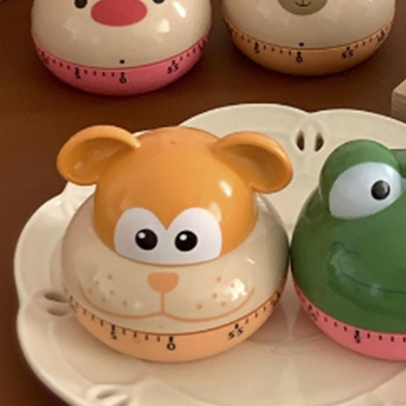 Mechanical Kitchen Timer, Cartoon Animal Shape Manual Timers, Cute Timer gallery