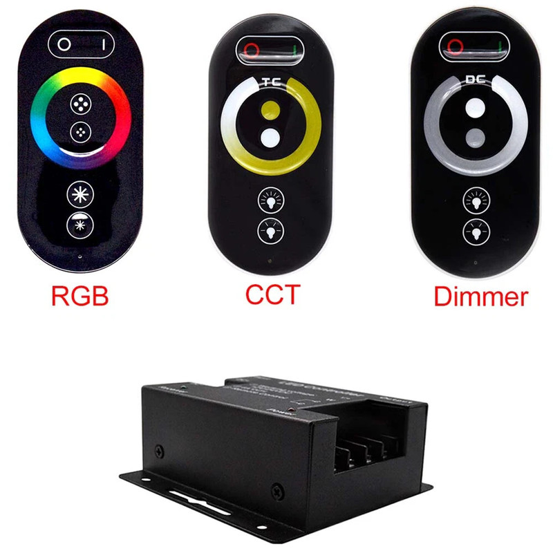 DC12-24V 18A LED Strip Light RF Touch Remote Controller Dimmer For LED 3528 5050 gallery