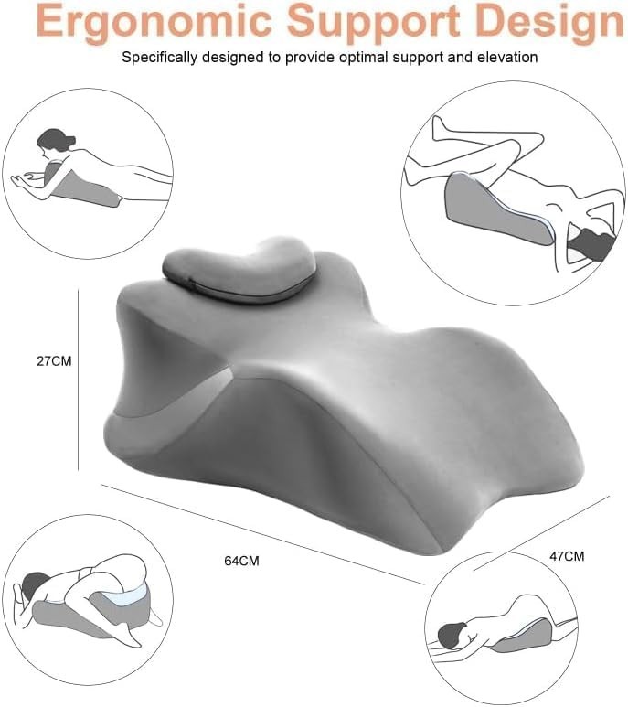 Support Wedge Pillow for Sleeping Reading Relaxing Memory Foam gallery