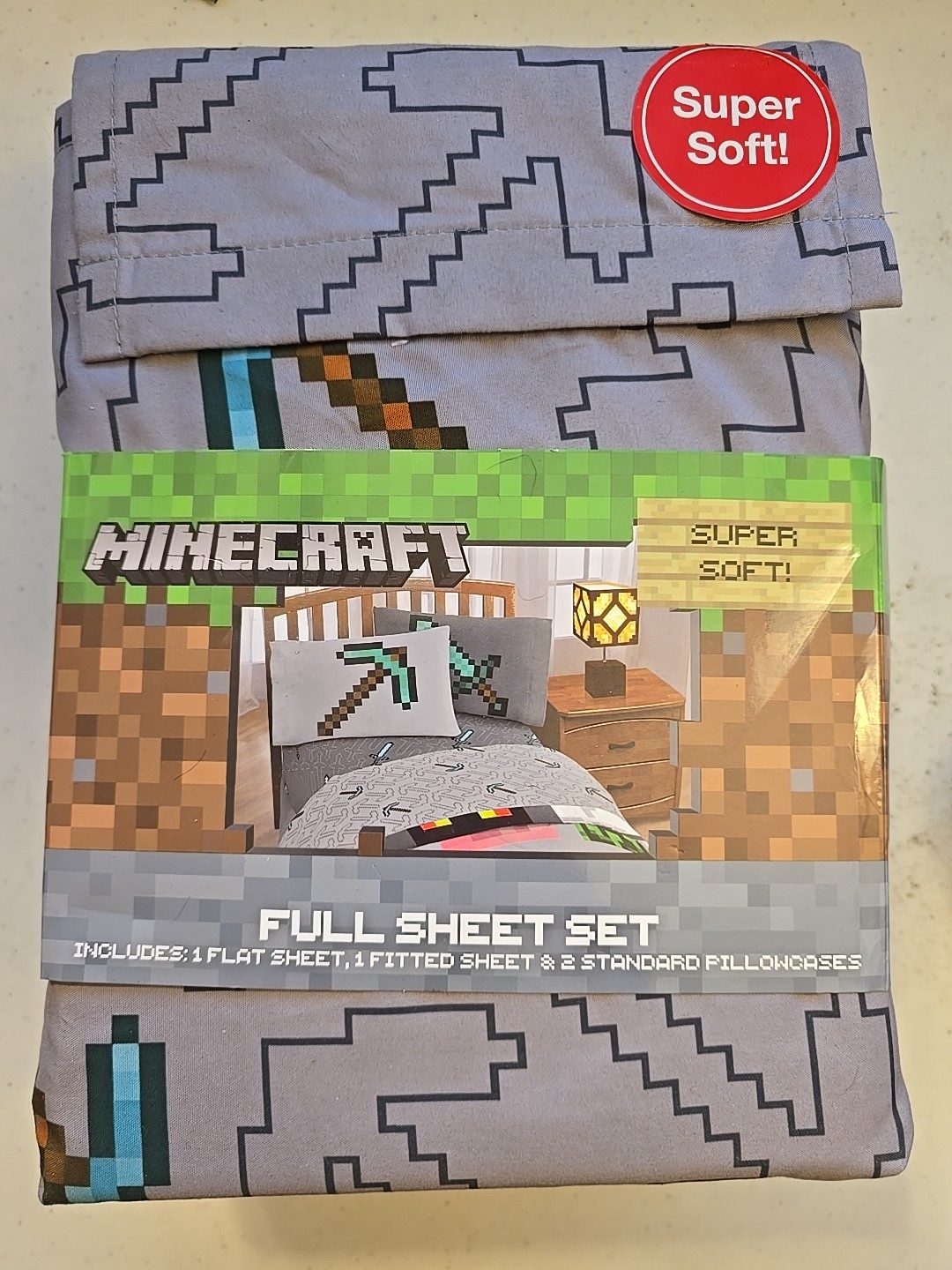 Minecraft Full Sheet Set, brand new in retail packaging with tags gallery