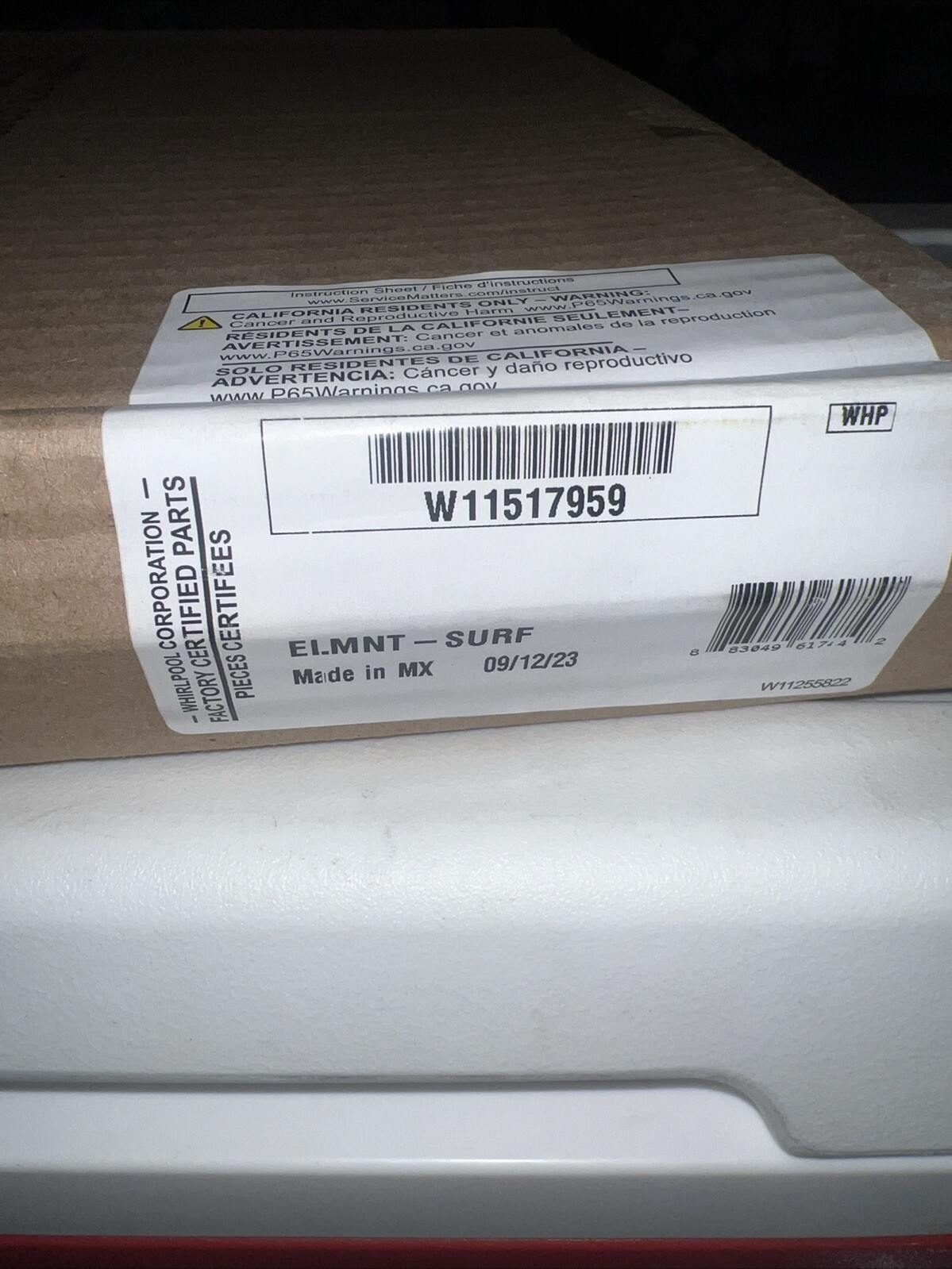 Whirlpool Range Oven Surface Element Dual Front W11517959 W10275048 gallery