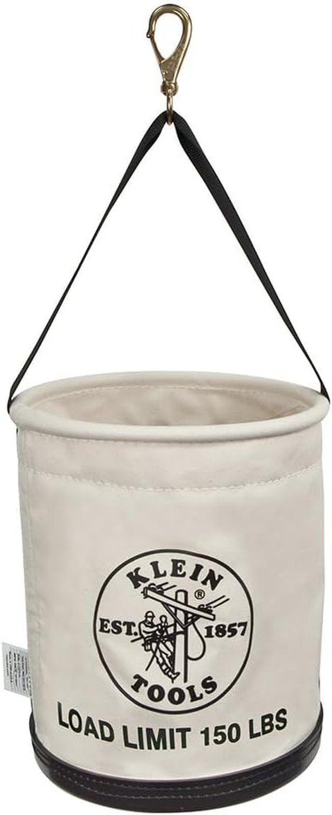 5109SLR Canvas Bucket, All-Purpose Tool Bucket with Plastic Bottom with Drain Ho gallery