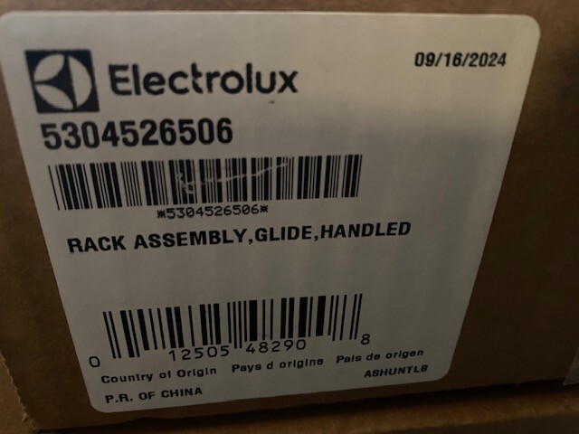 Genuine Electrolux / FRIGIDAIRE Built-In Oven Slide Rack 5304526506 (NEW) gallery