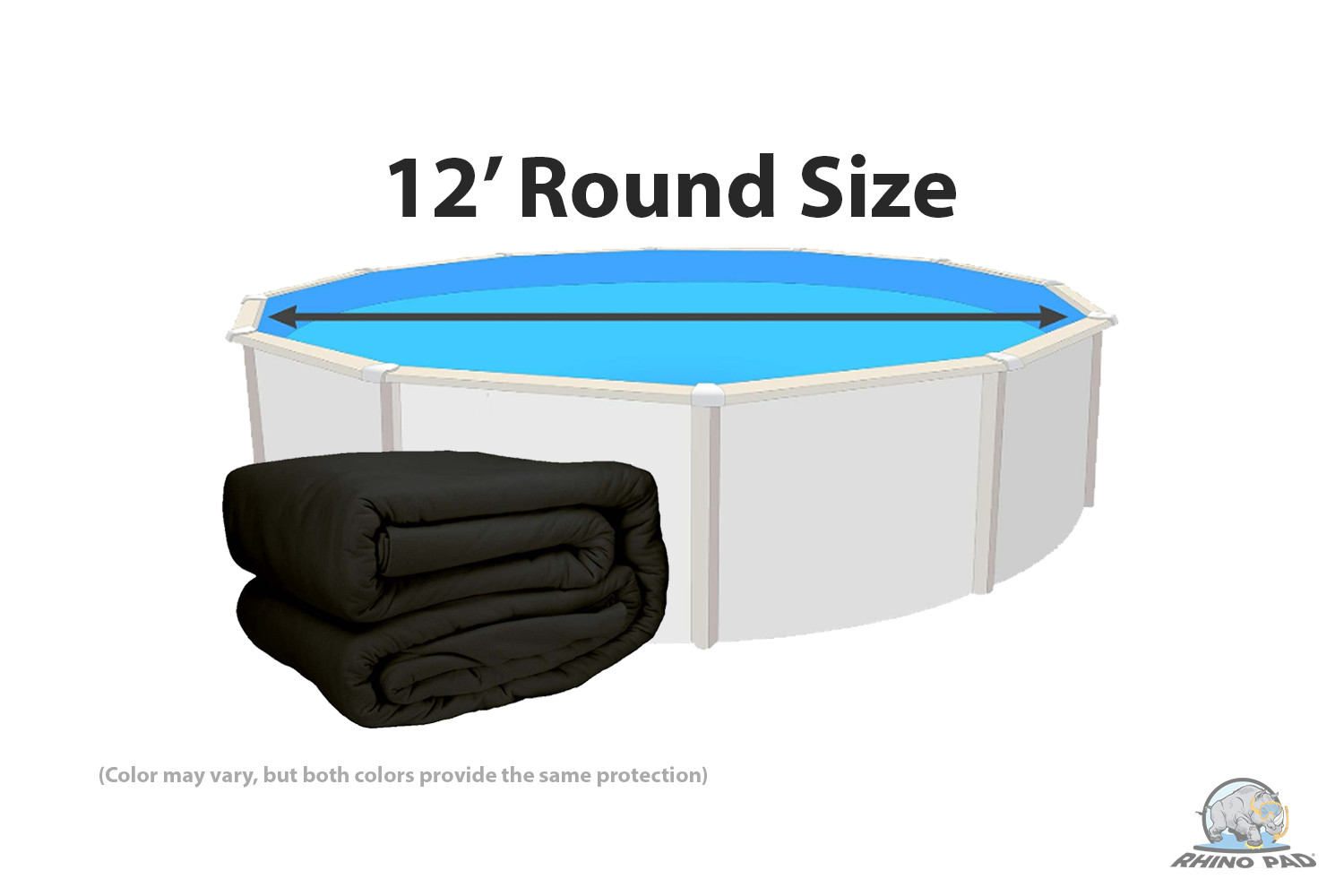 Rhino Pad Above Ground Swimming Pool Liner Shield Protector (Choose Size) gallery