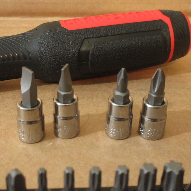 83p CRAFTSMAN 1/4-in Socket Hex Nut Driver Bits Adapter Flat Phillips Screw Torx gallery