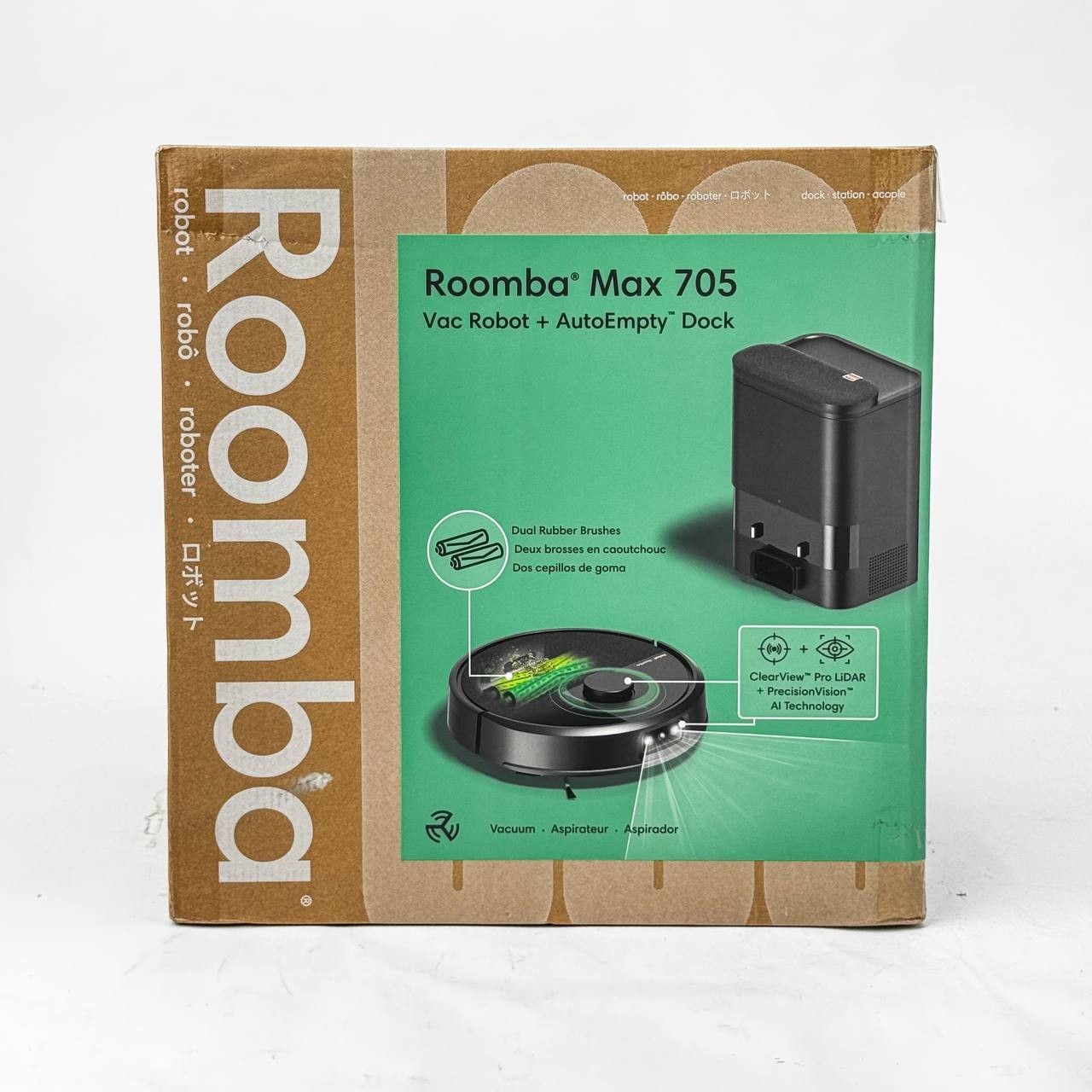 IROBOT ROOMBA MAX 705 VAC ROBOT VACUUM + AUTOEMPTY DOCK - NEW! gallery